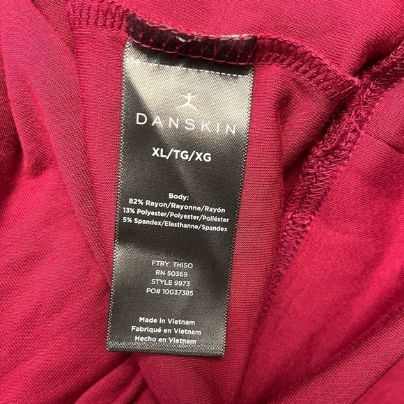 NWT Danskin 2 Piece Loungewear Set with Collared Top and Shorts - Size XL - Picture 4 of 7